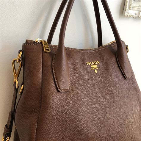 brown prada purse|prada brown leather bag.